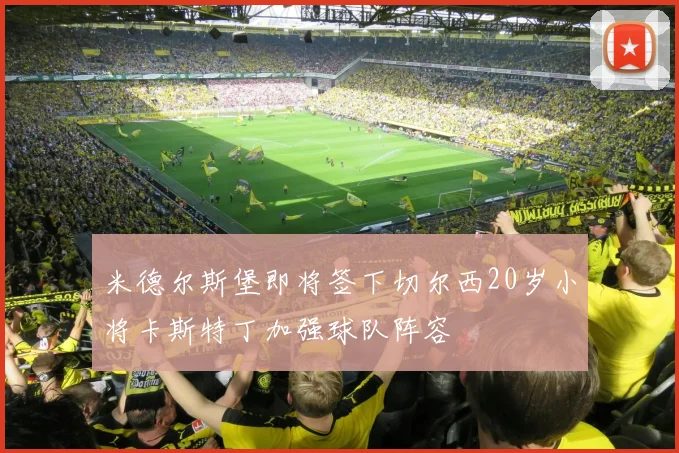 米德尔斯堡即将签下切尔西20岁小将卡斯特丁加强球队阵容